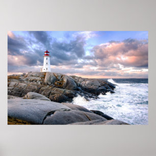 Poster Phare de Peggy's Cove