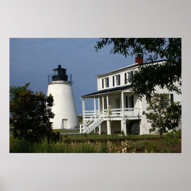 Poster Phare de Piney Point (Devant)