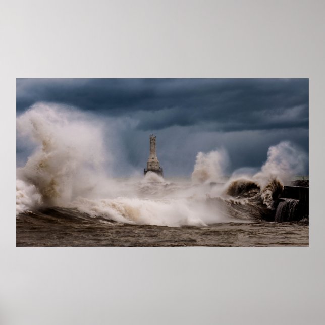 Poster Phare de Port (Devant)