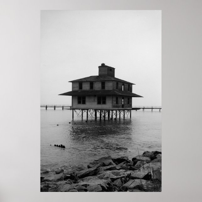 Poster Phare de Port Mahon (Devant)