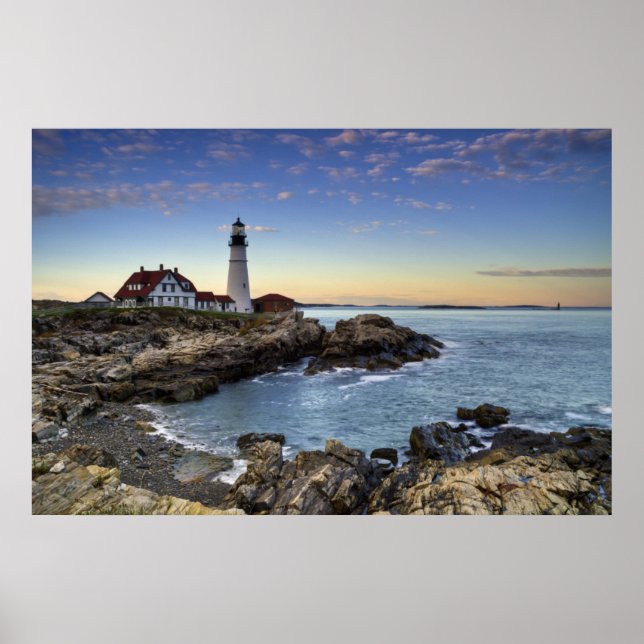 Poster Phare de Portland Head (Devant)