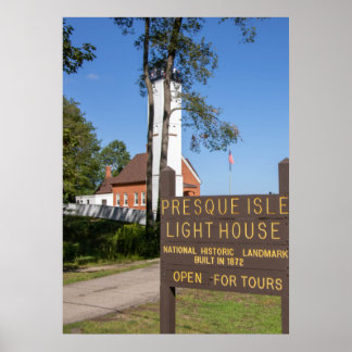 Poster Phare de Presque Isle