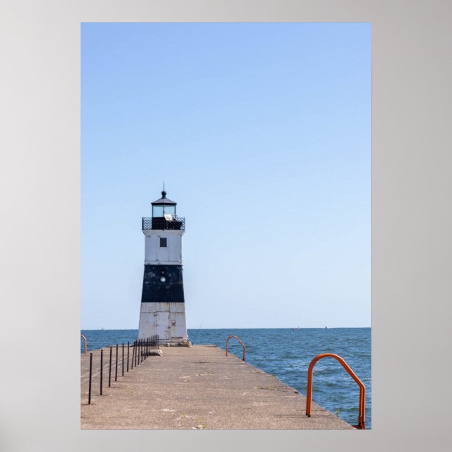 Poster Phare de Presque Isle North Pierhead (Devant)