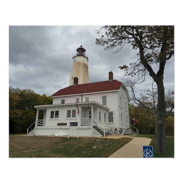Poster Phare de Sandy Hook (Devant)