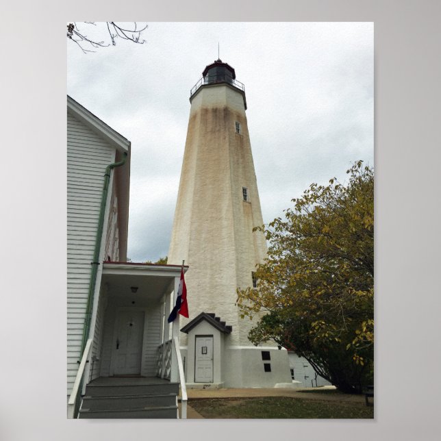 Poster Phare de Sandy Hook (Devant)
