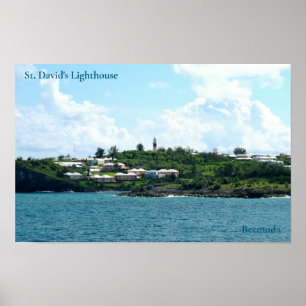 Poster Phare de St. David, Bermudes