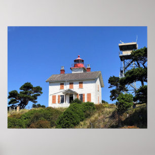 Poster Phare de Yaquina Bay, Newport, Oregon