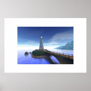 Poster Phare d'île de Christie