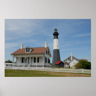 Poster Phare d'île de Tybee