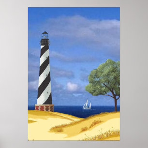Poster Phare du Cap Hatteras