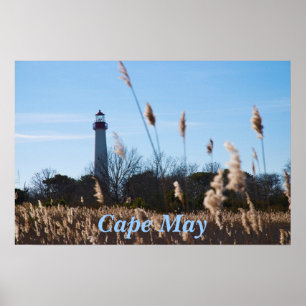 Poster Phare du Cap May