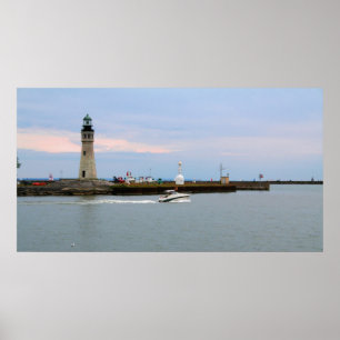 Poster Phare du lac Érié de Buffalo