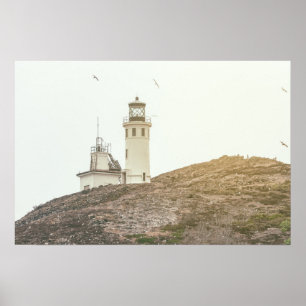 Poster Phare du parc national des Îles-de-la-Manche