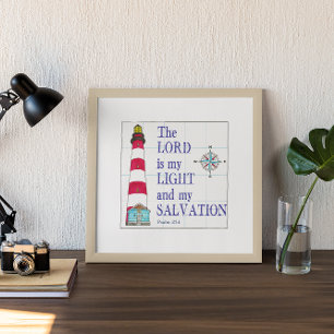 Poster Phare Le Seigneur est ma lumière et mon salut
