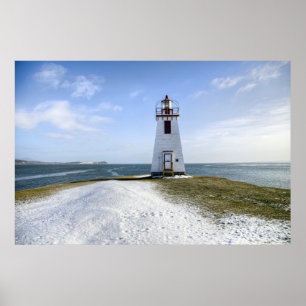 Poster Phare Nouveau Brunswick d'Arran de pouce