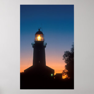 Poster Phare, Robben Island, Le Cap 2