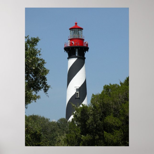 Poster Phare St Augustine Florida (Devant)