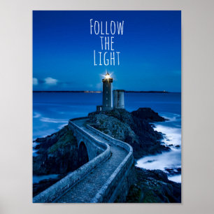 Poster Phare Suivre la lumière