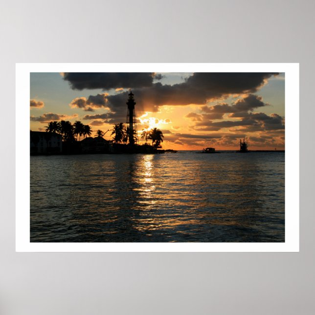 Poster Phare Sunrise (Devant)