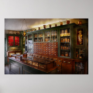 Poster Pharmacie - Je serai sorti dans une minute