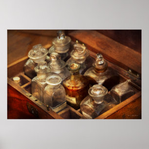 Poster Pharmacie - La mallette de voyage