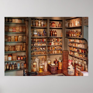 Poster Pharmacie - Prends-moi cette bouteille sur la deux