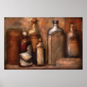 Poster Pharmacie - Recours à l'indigestion