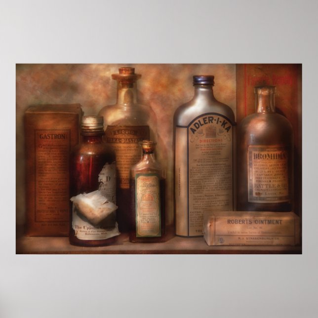 Poster Pharmacie - Recours à l'indigestion (Devant)