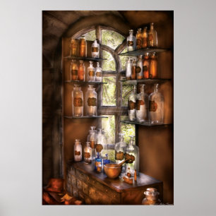Poster Pharmacien - Diverses potions