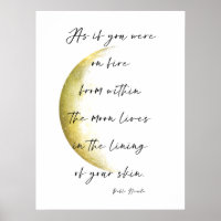 Phase Lune d'or Neruda Poésie