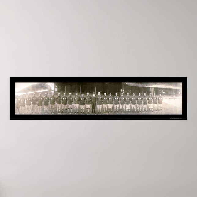 Poster Philadelphie Athlétisme Photo 1913 (Devant)