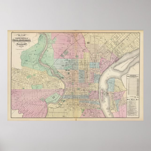 Poster Philadelphie, Camden (Devant)