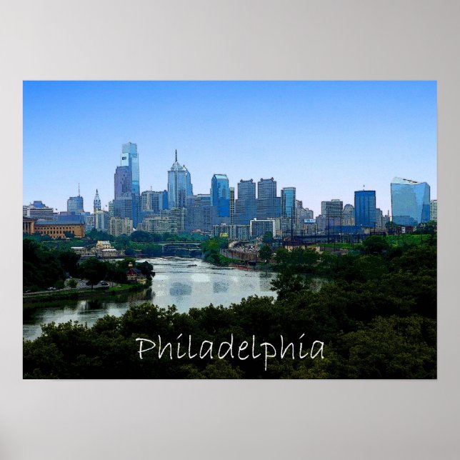 Poster Philadelphie Pa (Devant)