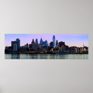 Poster Philadelphie Skyline Imprimer