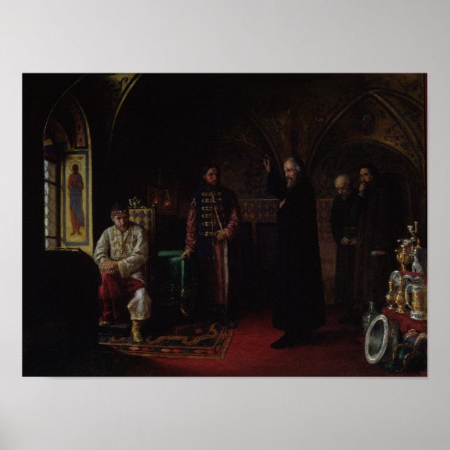 Poster Philip de Moscou métropolitain avec Tsar Ivan (Devant)
