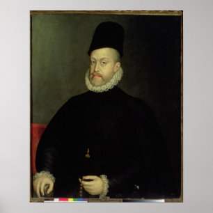 Poster Philip II of Spain 1565