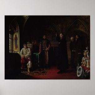 Poster Philip métropolitain de Moscou avec le tsar Ivan