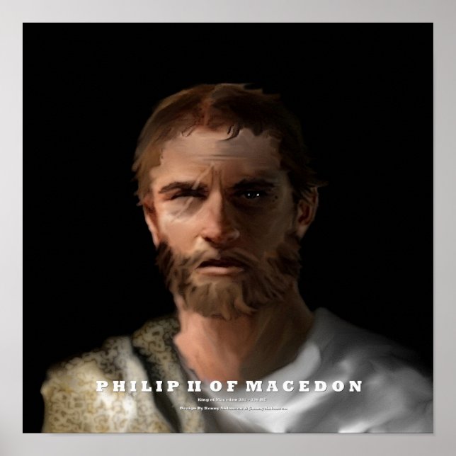 Poster Philippe II de Macédoine (Devant)