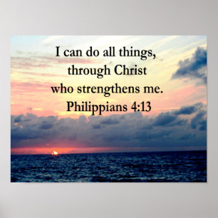 POSTER PHILIPPIANS 4:13