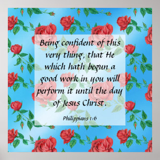 Poster Philippiens 1:6