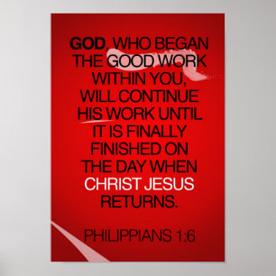 Poster Philippiens 1:6