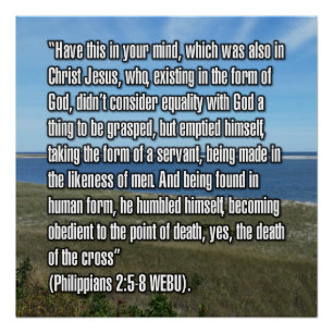 Poster Philippiens 2:5-8 WEBU