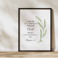 Philippiens 4:13 Art Écriture