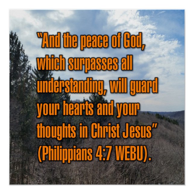 Poster Philippiens 4:7 WEBU (Devant)