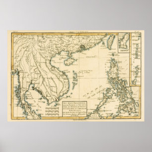 Poster Philippines, Formosa Chine du Sud