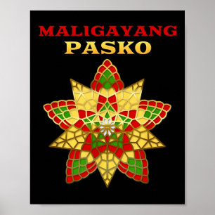 Poster Philippines Pilipinas Philippines Parol de Noël ph