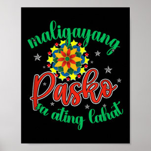 Poster Philippines Pilipinas Philippines Parol de Noël ph