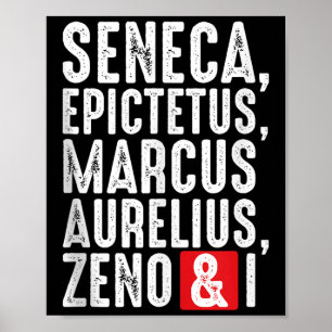 Poster Philosophages stoïques Citations De Sagesse Pour L