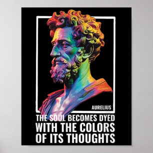 Poster Philosophe stoïque Citation Philosophie grecque Ma