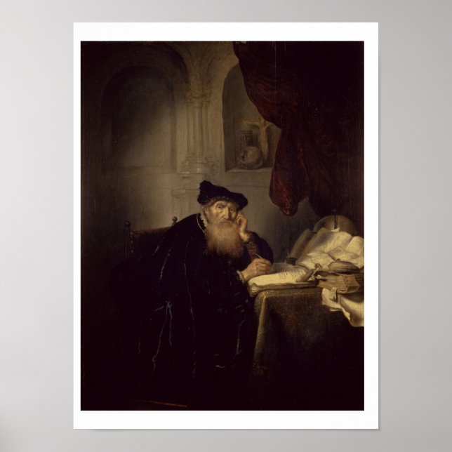 Poster Philosopher, 1635 (Devant)